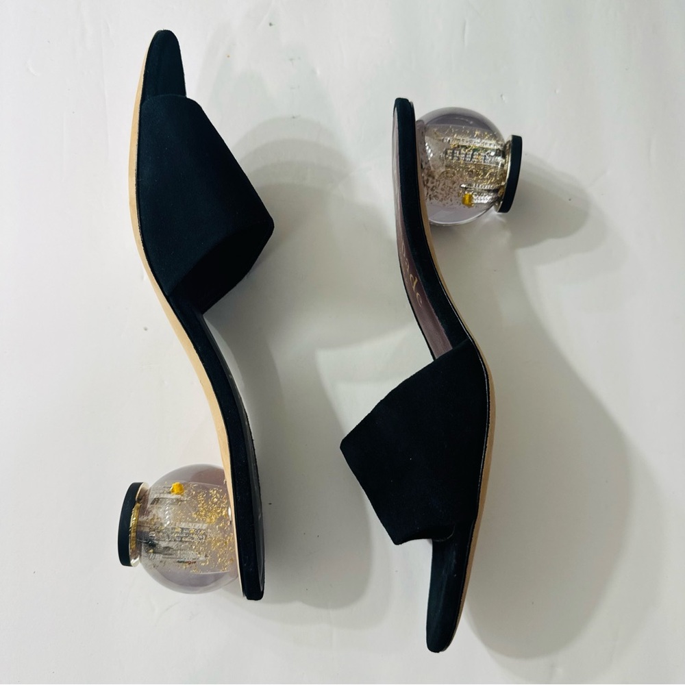 KATE SPADE Polished Slide Suede Sandals Size 10 - Picture 8 of 16
